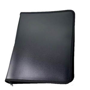 <span class=keywords><strong>Classeur</strong></span> de haute qualité à couverture rigide personnalisé étanche A4 A3 à flipchart <span class=keywords><strong>classeur</strong></span> à fermeture éclair en métal avec couverture en plastique PP - Product Image 2