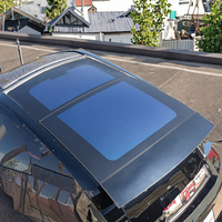 Ensemble de toit ouvrant de voiture |   Toit ouvrant manuel avec joint d'étanchéité et verre trempé haute résistance pour véhicules universels
