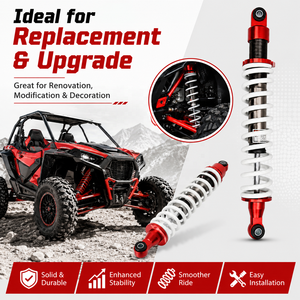 Amortisseur de moto avec distance entre les trous de 420 mm et amortissement réglable pour moto tout-terrain, VTT, UTV, karting et scooter de 90 cc à 250 cc - Product Image 5