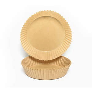 Spot white round air fryer accessories special baking oil paper liners oil-absorbing paper kitchen parchment paper sheet