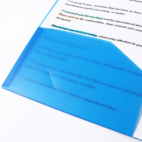 Porte-documents en plastique PP A4 personnalisé Foska avec logo, présentation extensible, pochettes A4 transparentes, classeurs pour dossiers de bureau