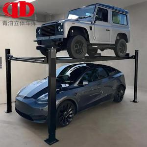 Promotion : Système <span class=keywords><strong>de</strong></span> stationnement vertical à quatre poteaux, élévateur <span class=keywords><strong>de</strong></span> voiture triple empilage pour garage résidentiel - Product Image 1