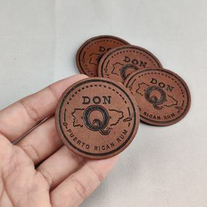 Etiquettes en cuir PU vierges personnalisées à repasser au laser sur étiquettes de vêtement en similicuir au laser Etiquettes principales avec expédition rapide - Product Image 6