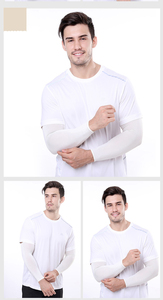Moda de alta calidad Verano Refrigeración Hielo Tatuaje <span class=keywords><strong>Manga</strong></span> Mangas de brazo completo Bicicleta Anti-Uv Mangas largas de bloqueo solar - Product Image 2