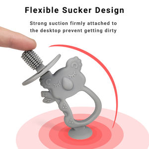 <span class=keywords><strong>Anneau</strong></span> de <span class=keywords><strong>dentition</strong></span> en Silicone sans BPA, de qualité alimentaire, pour bébé en bas âge, jouets pour nourrissons - Product Image 5