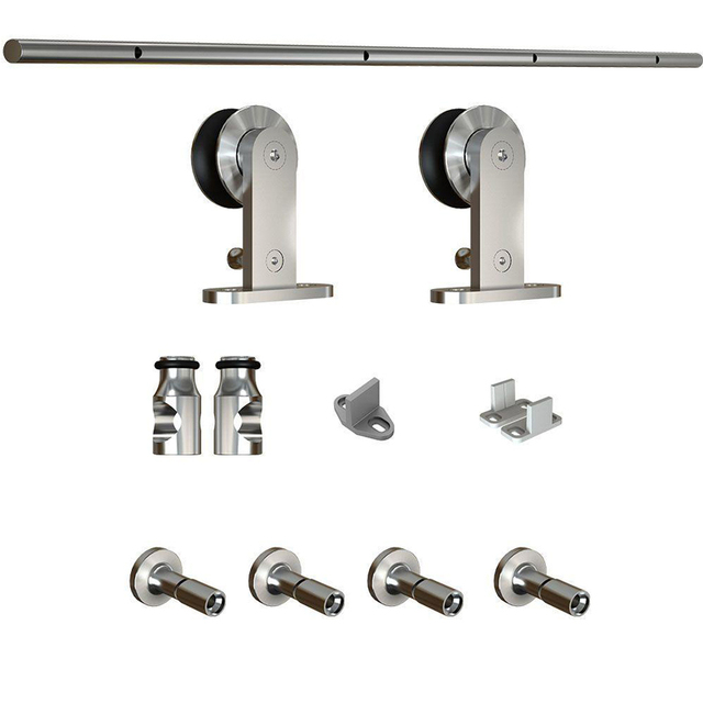 Stainless Steel Sliding Barn Door Track and Roller for Hampton Inn Hotel