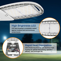 Projecteurs LED d'extérieur pour espaces publics, entrepôt américain, 150W 200W IP65, pour stades, routes, parkings et éclairage de rue