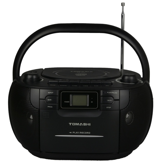 Multi Function Portable CD Player with LCD Display USB/SD Input Speaker PANDA CD-107