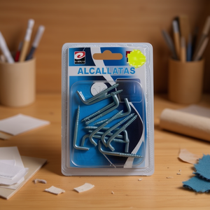 Alcallatas 1.25 Inch 2.8x34mm Screw Hooks 12pcs Craft Supplies - Product Image 2