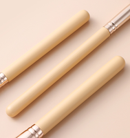 Ensemble de pinceaux de maquillage professionnel Ms.Miau, 13 pièces, pinceaux plats et éventail, fibres synthétiques, manche en bois, maquillage du visage/yeux, eye-liner, usage quotidien