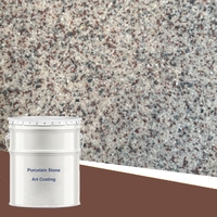 Peinture en pierre véritable naturelle Pierre de marbre pour mur extérieur Peinture effet pierre acrylique de qualité