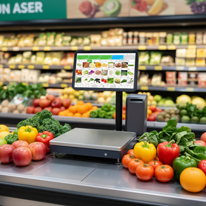 Báscula <span class=keywords><strong>de</strong></span> Plataforma Personalizable OEM para Etiquetar Frutas y Verduras en Supermercados - Product Image 5
