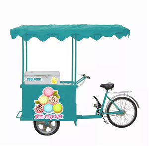 Icecream-Bicicleta eléctrica de uso comercial con congelador, helados alimentados por energía Solar, carrito de helado - Product Image 3