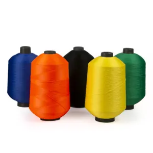 Fil de polyester à haute élasticité 75D/36F 75D/36F/2 fils de nylon imitation teints pour le tricotage