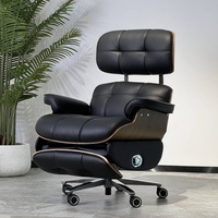 Ensemble de mobilier de bureau exécutif en cuir de qualité commerciale avec structure en bois massif pour un environnement d'entreprise haut de gamme
