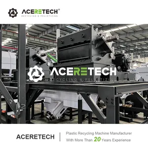 Machine à laver rentable de recyclage de bouteilles en plastique PET de déchets AWS-PET