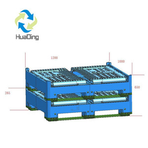 Huading ngành công nghiệp của trung bình nhiệm vụ nặng nề nhựa <span class=keywords><strong>Pallet</strong></span> hộp đóng mở <span class=keywords><strong>container</strong></span> HDPE Dây vật liệu cho kho lưu trữ tại Trung Quốc - Product Image 5