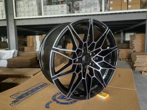 YXQ 18*8 18*9 5*112 + <span class=keywords><strong>25</strong></span> + <span class=keywords><strong>35</strong></span> 66.56 roue noir brillant 6061-t6 alliage d'aluminium forgé jantes personnalisées pour BMW - Product Image 3