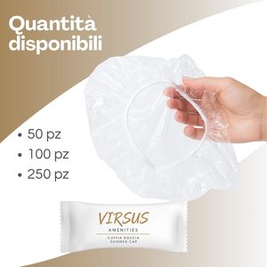 Cuffia da Doccia Virsus, Confezione di Accessori da Bagno Monouso per Hotel - Product Image 3
