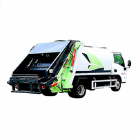 Camion de collecte des déchets d'usine