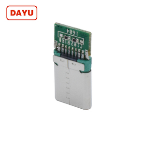 Usine USB Type C Connecteur Type 2.0 <span class=keywords><strong>Jack</strong></span> <span class=keywords><strong>mâle</strong></span> 4 Broches <span class=keywords><strong>À</strong></span> <span class=keywords><strong>Souder</strong></span> pour Câble USB C - Product Image 2