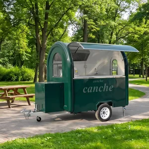 Camión de Comida Móvil Estándar Europeo, Remolque de Comida Personalizado para Mini Pizza y Snacks, Totalmente Equipado - Product Image 1