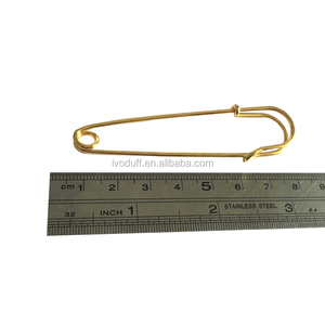 Épingles de sûreté dorées de différentes tailles, prix bas, grandes épingles de sûreté pour vêtements - Product Image 2
