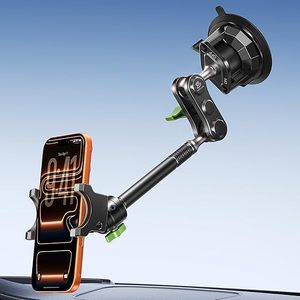 Soporte de teléfono de moda para escritorio y salpicadero de coche, con brazo flexible de aleación de zinc y clip de sujeción 360°, OEM ODM de fábrica - Product Image 1