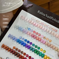 Rabai – Kit de vernis à ongles gel œil de chat Xingye 50 couleurs, plusieurs nuances, gel UV magnétique sans HEMA, TPO, TMPTA pour salon de manucure