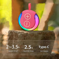 Haut-parleur portable étanche V5.3 de haute qualité avec logo personnalisé de votre entreprise, son de qualité supérieure, micro intégré, 1000-2000mAh