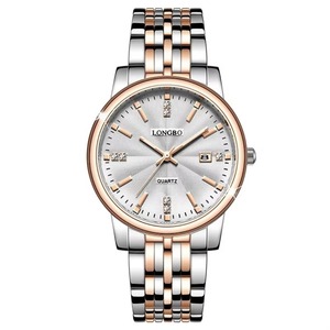 Montres à quartz de haute qualité pour hommes et femmes avec aiguilles lumineuses, affichage du calendrier, étanches 30M, en acier inoxydable, montre de couple - Product Image 4