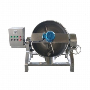 Stainless Steel 50L- 600L Industrial Jacketed Kettle With Agitator Sanitary Porridge Soup Boiler Mixing Cooking Jacketed Kettle - Product Image 3