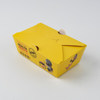 Boîtes alimentaires en papier en gros pour boulangerie, boîtes à emporter jetables sans fenêtre, emballages alimentaires en papier biodégradable