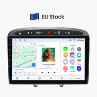 Radio para Auto Junsun con Carplay y Android Auto Inalámbrico para Peugeot 408 308 SW 2012-2020, Reproductor de DVD, Unidad Principal, Pantalla para Auto