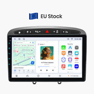 Radio para Auto Junsun con Carplay y Android Auto Inalámbrico para Peugeot 408 308 SW 2012-2020, Reproductor de DVD, Unidad Principal, Pantalla para Auto - Product Image 1
