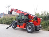 4Ton 7M Diesel Engine Powered Telescopic Handler New Farm Forklift Bucket Lifter Telehandler for Machinery Repair Shops Bearing