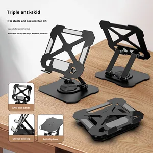 Soporte Multifuncional para Tablet PC de Metal con Rotación de 360 Grados, Altura Ajustable y Plegable para Escritorio - Product Image 2