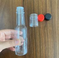Bouteille en verre ronde de 90 ml, 150 ml, 250 ml pour sauce chili, tomate, BBQ, sauce piquante de 5 oz avec bouchon à vis, impression sérigraphique, forme personnalisée