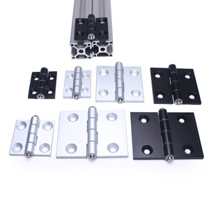 Aluminum Alloy Hinges 2020 3030 4040 4545 5050 Precision Machined Furniture Hinge Surface Mount Durable Minimalist Design - Product Image 3