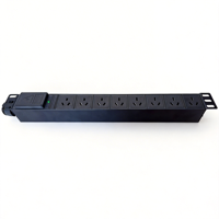 PDU Leayo 1U 8 prises 10A 32A 8000W avec entrée gauche pour salles de serveurs