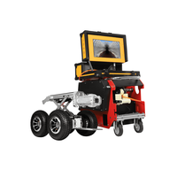 Tuyau égout CCTV Inspection câble tambour égout Inspection chenille caméra Robot avec écran tactile LCD 12.1''