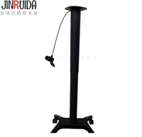 JIN RUI DA Cadre de bureau à colonne pneumatique mobile robuste avec roulettes verrouillables pour tables d'étude et bureaux debout