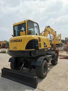 เครื่องขุด R60W-7ล้อฮุนไดแบบใช้แล้วเครื่องยนต์ฮอนด้า6ตันเครื่องจักรก่อสร้างไฮดรอลิกของแท้ - Product Image 6