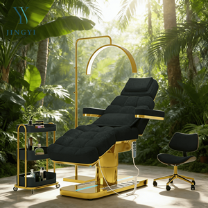 Camilla de Masaje de Lujo con 4 Motores Cama de Belleza Eléctrica Cama de Masaje para Salón Silla de Estética Personalizada Camilla de Spa para Salón - Product Image 1