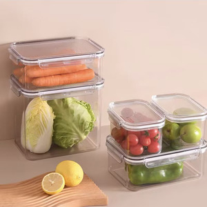 OWNSWING Fridge Organizer <strong>Bins</strong> Home Organization Clear <strong>Plastic</strong> Refrigerator Organizer <strong>Bins</strong> for Food <strong>Storage</strong> Containers - Product Image 3