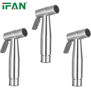 Douche de toilette portable IFAN en plastique ABS chromé, <span class=keywords><strong>douchette</strong></span> manuelle pour femmes, nettoyage - Product Image 1