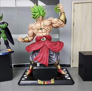Statue buste demi-corps en résine polystone lumineuse de <span class=keywords><strong>Broly</strong></span> Super Saiyan grandeur nature <span class=keywords><strong>Dragon</strong></span> <span class=keywords><strong>Ball</strong></span> <span class=keywords><strong>Z</strong></span> avec boule d'énergie, objet de collection décoratif - Product Image 4