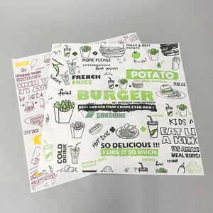 Feuilles de papier sulfurisé en aluminium alvéolé de qualité alimentaire pour sandwichs, pizzas, gâteaux, charcuteries, hamburgers, hot-dogs – Garde au chaud - Product Image 1