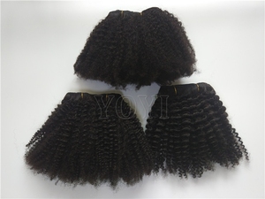 Extensiones de Cabello Humano <span class=keywords><strong>Afro</strong></span> Rizado de Alta Calidad, Extensiones Negras para Mujer, Pequeñas Trenzas <span class=keywords><strong>Afro</strong></span> Rizadas - Product Image 3