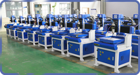 Routeur CNC de bureau rigide 4040 en métal pour aluminium, laiton, cuivre – Machine de fraisage et de perçage CNC 400*400 600*600mm